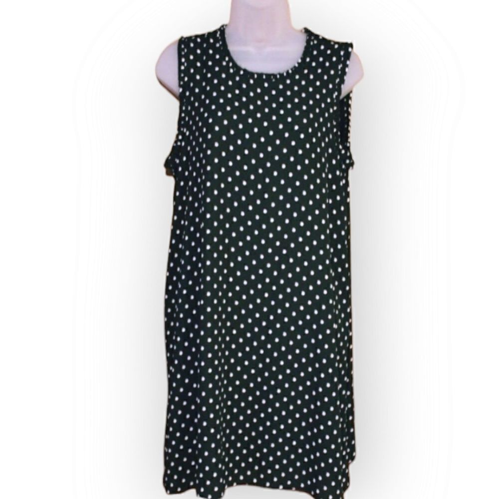 Katherine Barclay Montreal B&W Polka Dot Dress